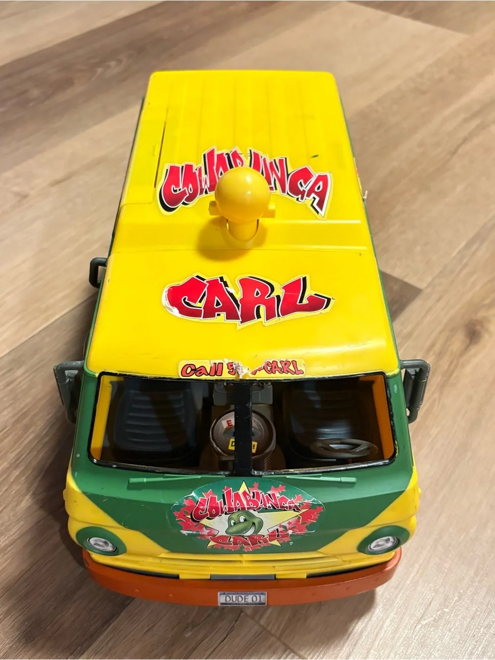 Vintage 2006 TMNT Cowabunga Carl Pizza Party Van - Playmates Toys